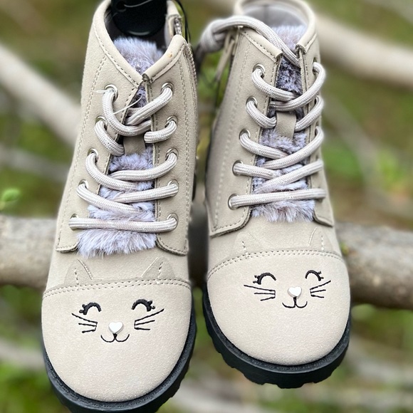 Wonder Nation Swede Leather Tan Bootie - Picture 7 of 11